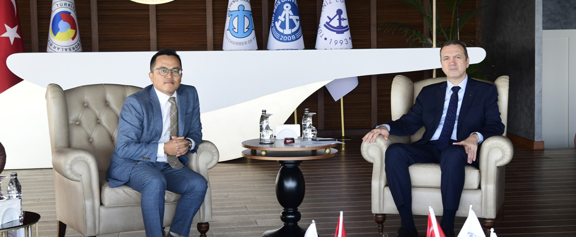 Consul General met President Tamer Kiran of the Turkish Chamber of Shipping