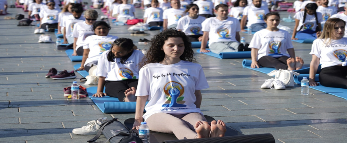 International Day of Yoga Celebrations at Halic Congress Centre Istanbul June 21, 2022