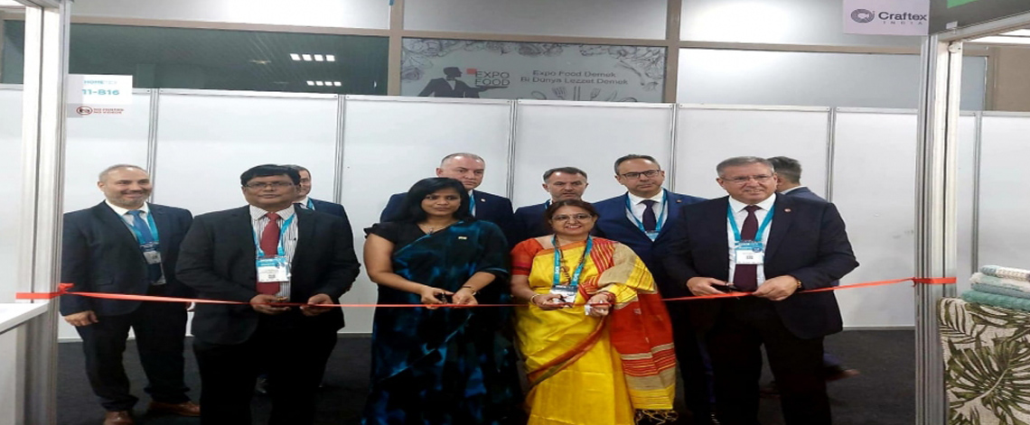 CG inaugurated the India Pavilion at 26th edition of HOMETEX Turkey May 17, 2022