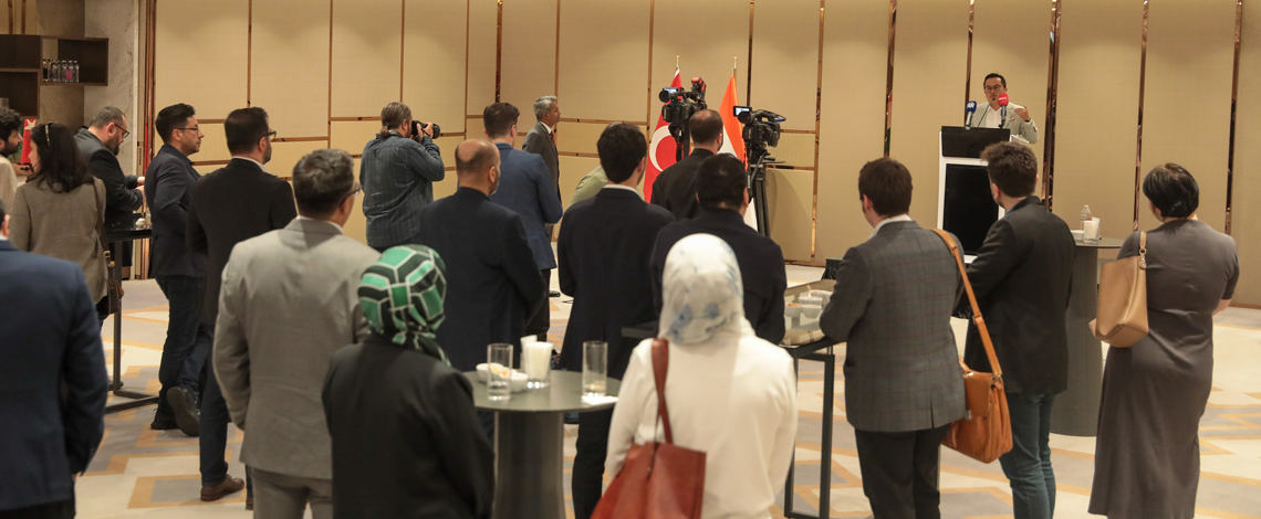 CGI, Istanbul organized a reception for the media based in Istanbul.